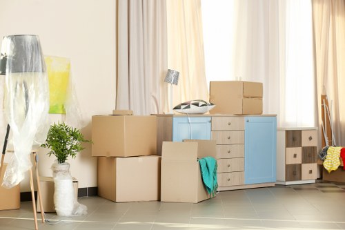 Removal team helping with a home move in Putney