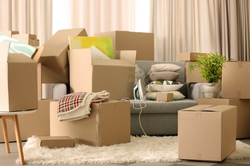 Professional man with van helping with Putney house and office removals