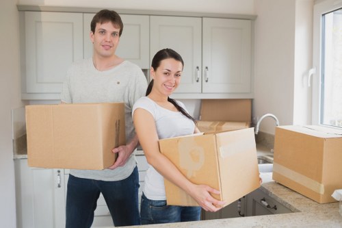 Packing and preparation for a Putney removal van move